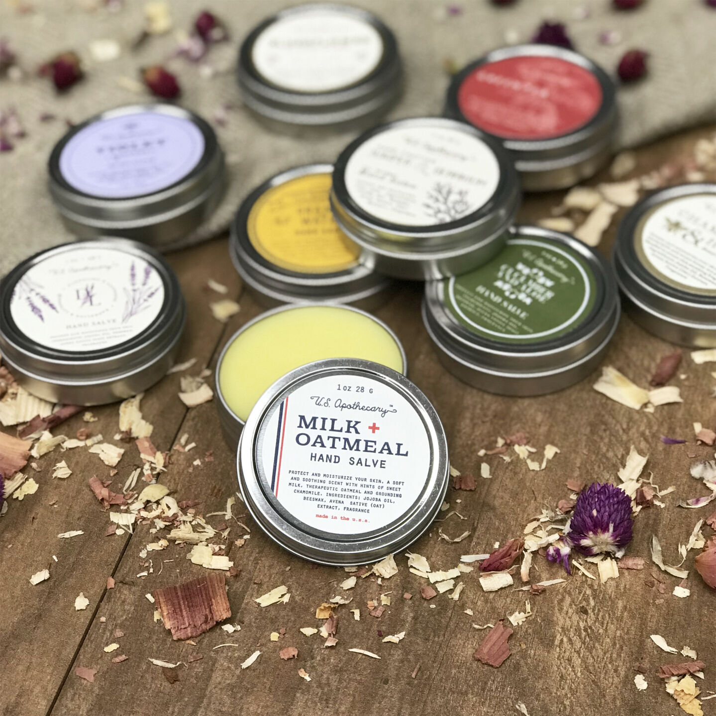 U.S. Apothecary Hand Salve collection
